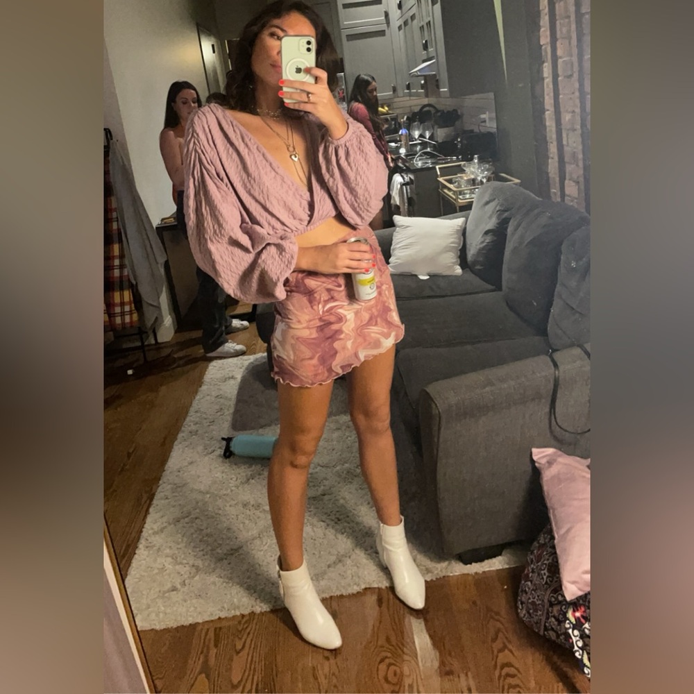 Urban Outfitters Barbie Funky Swirl Skirt